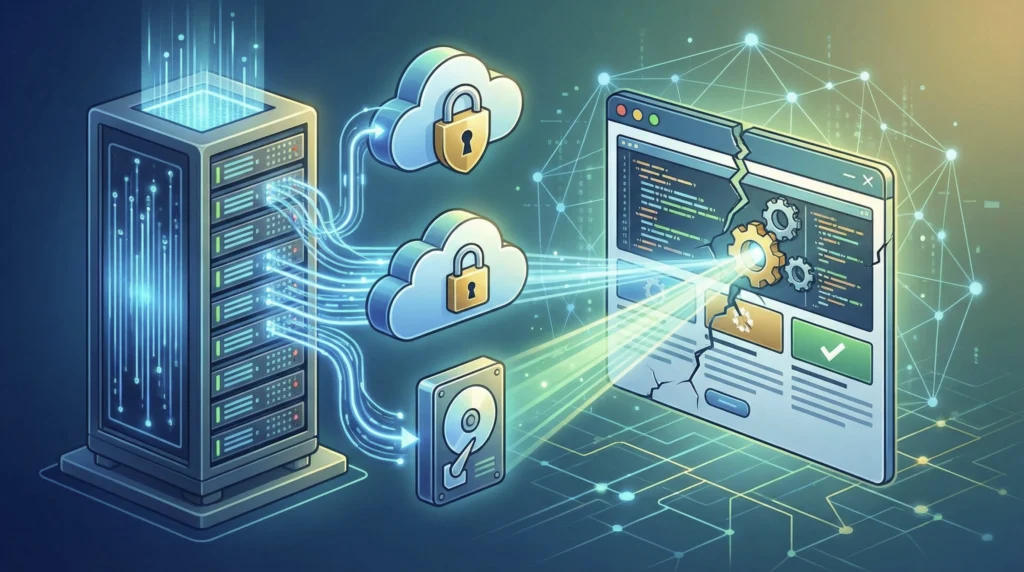 定期バックアップ